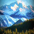 Forest mountain landscape 2