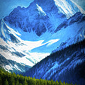 Forest mountain landscape 3